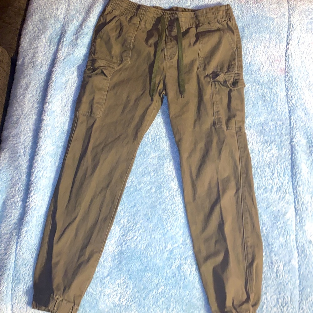 Olive green joggers